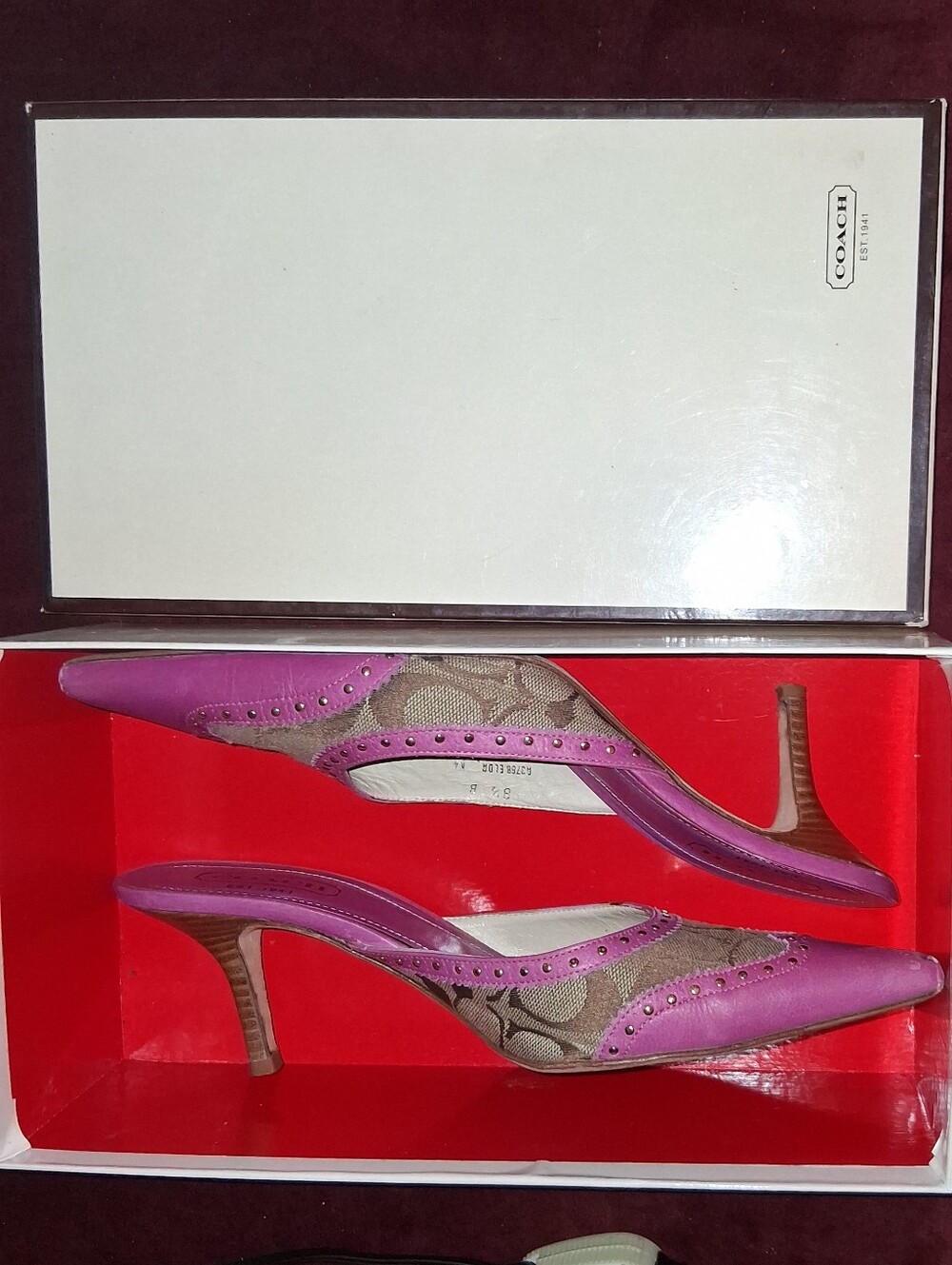 Coach Elda Y2k Kitten Heels 2003 or 2004